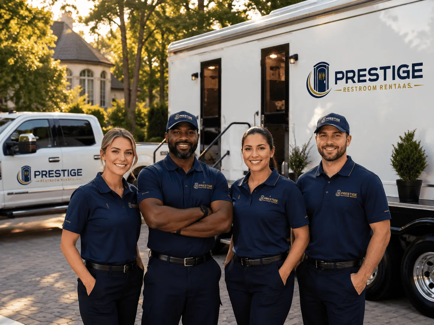 Trusted Luxury Portable Restrooms company in La Moille, IL